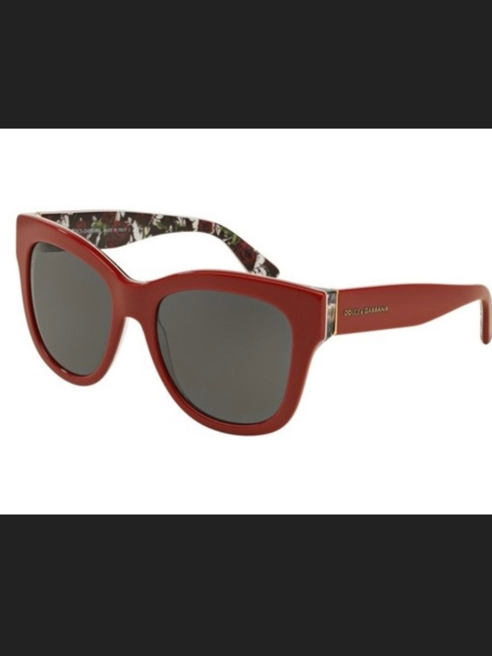 Dolce & Gabbana DG4270 Red on Floral Sunglasses